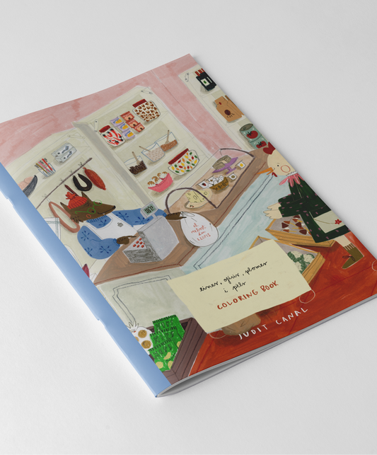 Coloring book " Eines, oficis, plomes i pèls"